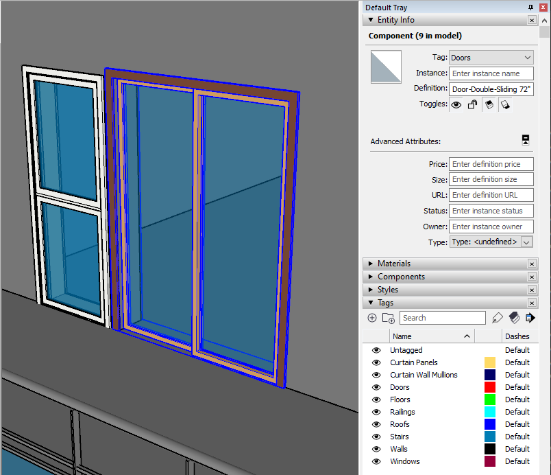 دانلود sketchup 2023 کامپوننت