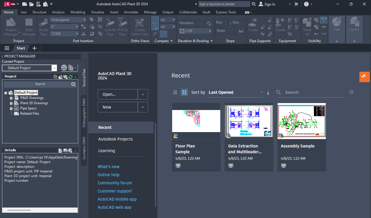 دانلود نرم افزار Autocad Plant 3D 2024